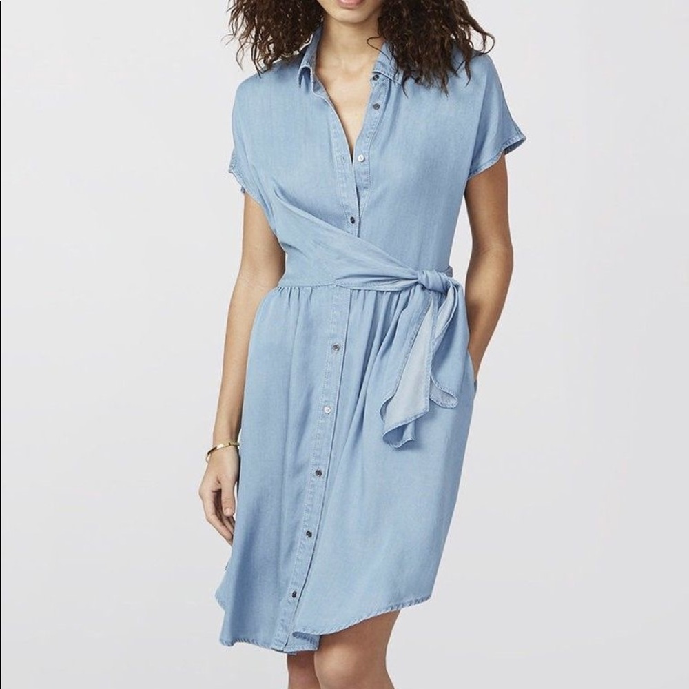 Gently worn Rachel Roy chambray dress, size 12